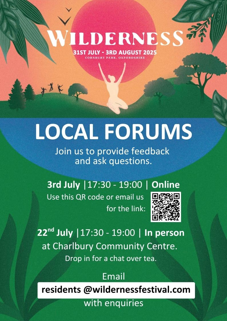 Ask questions of the Wilderness organisers